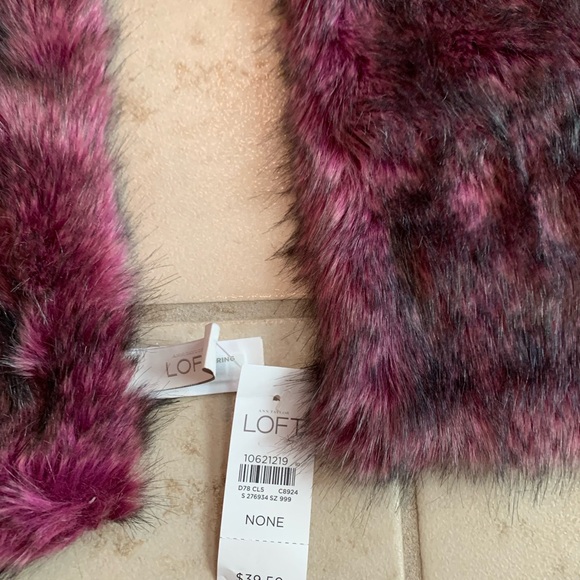 Faux fur collar scarf - Picture 2 of 2